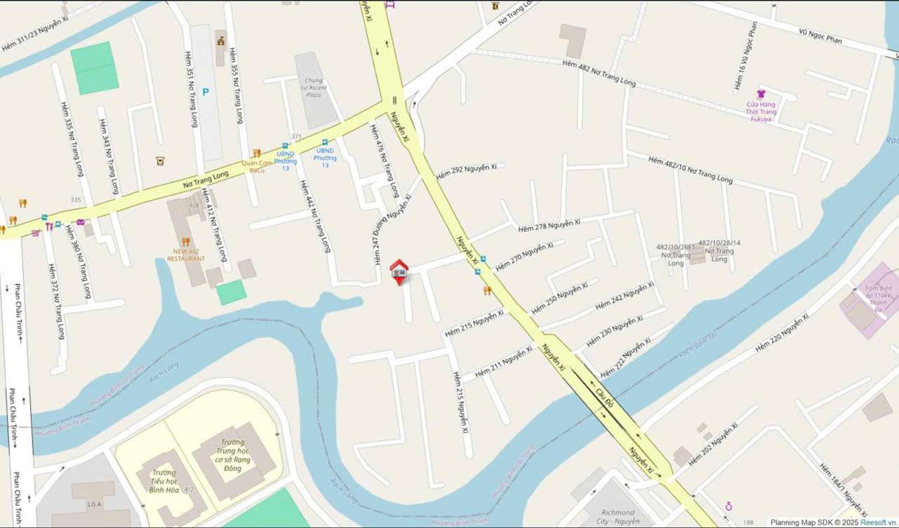 Nhà phố 168m² hẻm 235 Nguyễn Xí Phường 13 Bình Thạnh giá 15 Tỷ