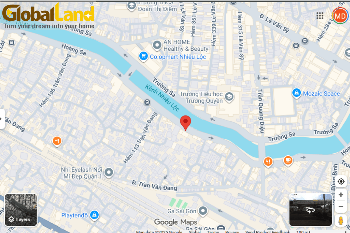 Nhà phố 2.450m² mặt tiền Hoàng Sa Phường 9 Quận 3 giá 550 Tỷ