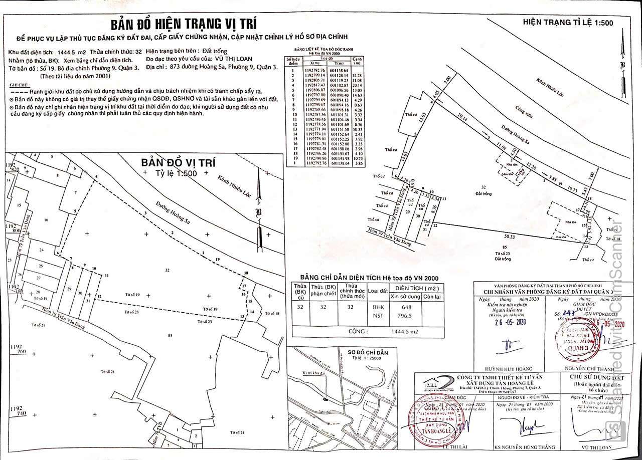 Nhà phố 2.450m² mặt tiền Hoàng Sa Phường 9 Quận 3 giá 550 Tỷ