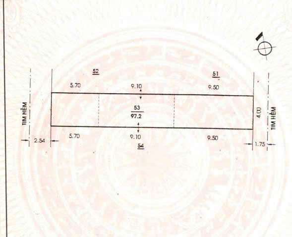 Nhà phố 97.2m² hẻm Nguyễn Ngọc Nhựt Tân Quý Tân Phú giá 5.6 Tỷ