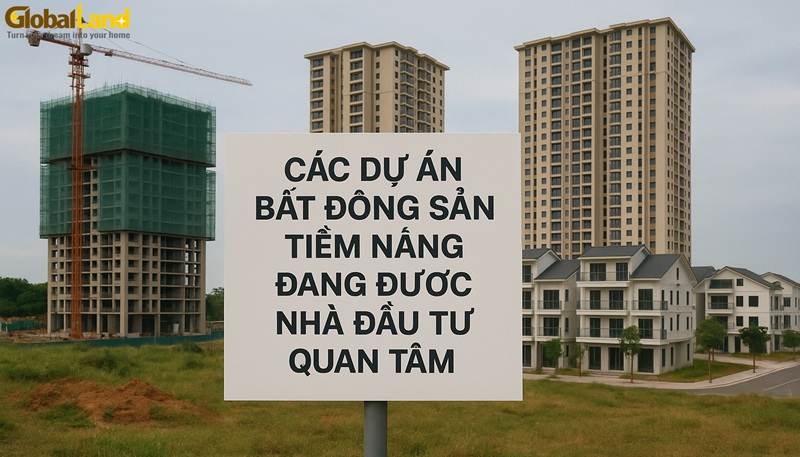 Các Dự Án Bất Động Sản Tiềm Năng Được Nhà Đầu Tư Quan Tâm