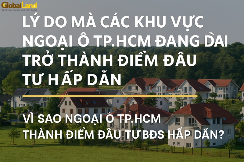 Vì Sao Ngoại Ô TP.HCM Thành Điểm Đầu Tư BĐS Hấp Dẫn?