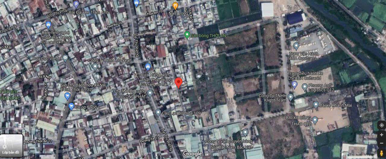 Bán nhà hẻm 4.2m Thới An – Quận 12 | 4 tầng – DT sàn 224.8m²