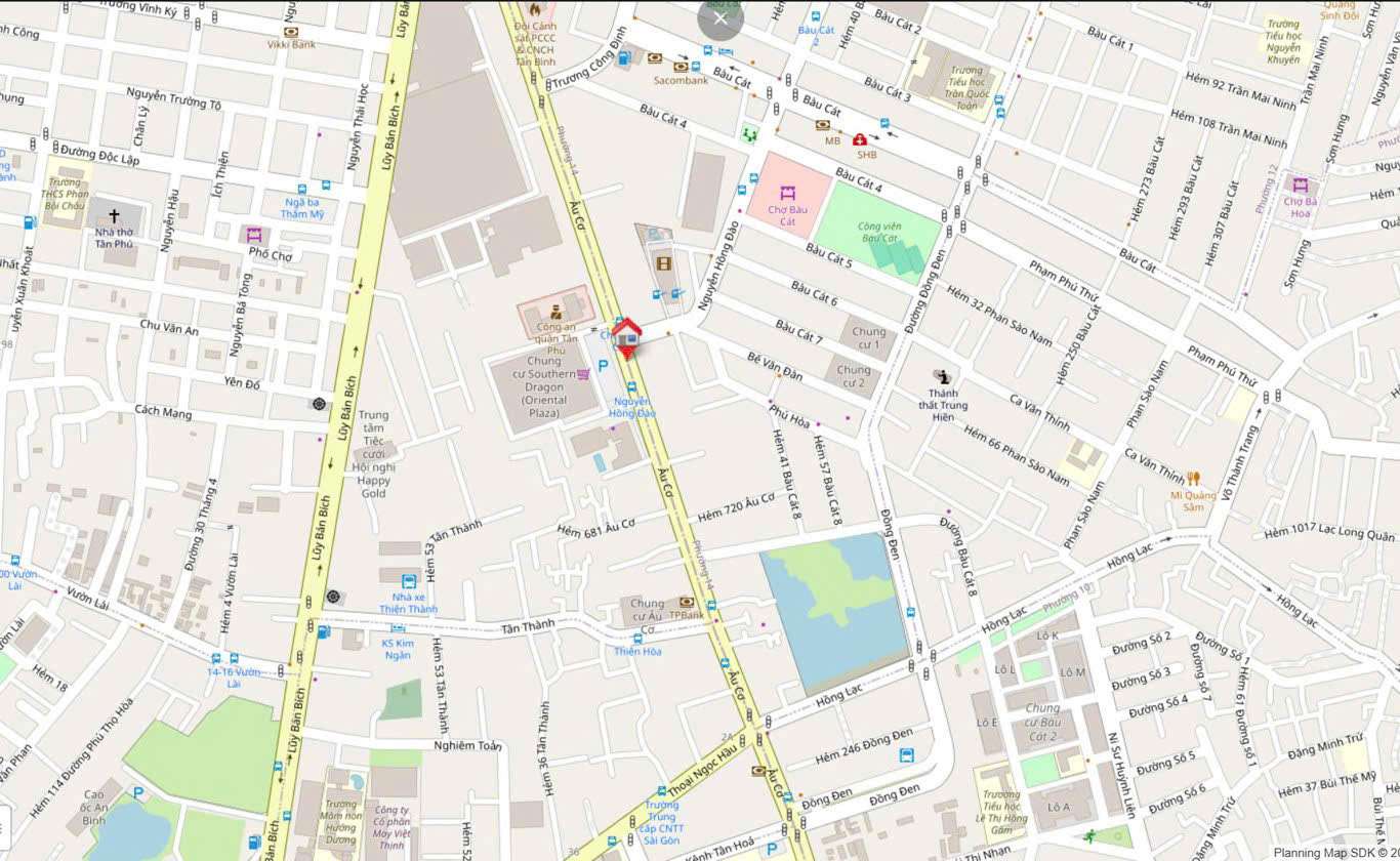 Bán nhà mặt tiền Âu Cơ – Tân Bình | 3 tầng – DT sàn 312m²