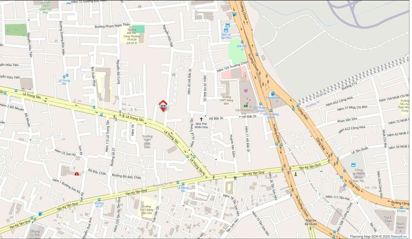 Bán nhà mặt tiền Nguyễn Hữu Dật – Tân Phú | 4 tầng – DT sàn 642m²