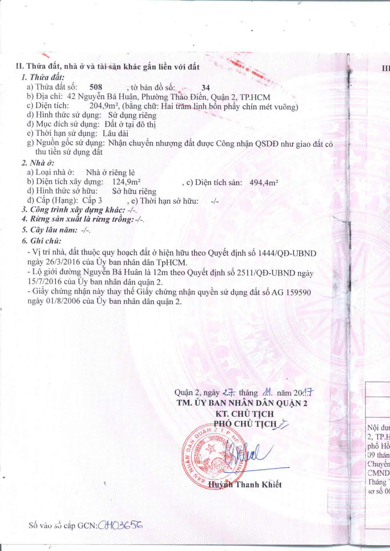 Bán Nhà Phố Mặt Tiền Nguyễn Bá Huân – Thảo Điền, TP. Thủ Đức | 4 Tầng – Diện Tích Hơn 200m²