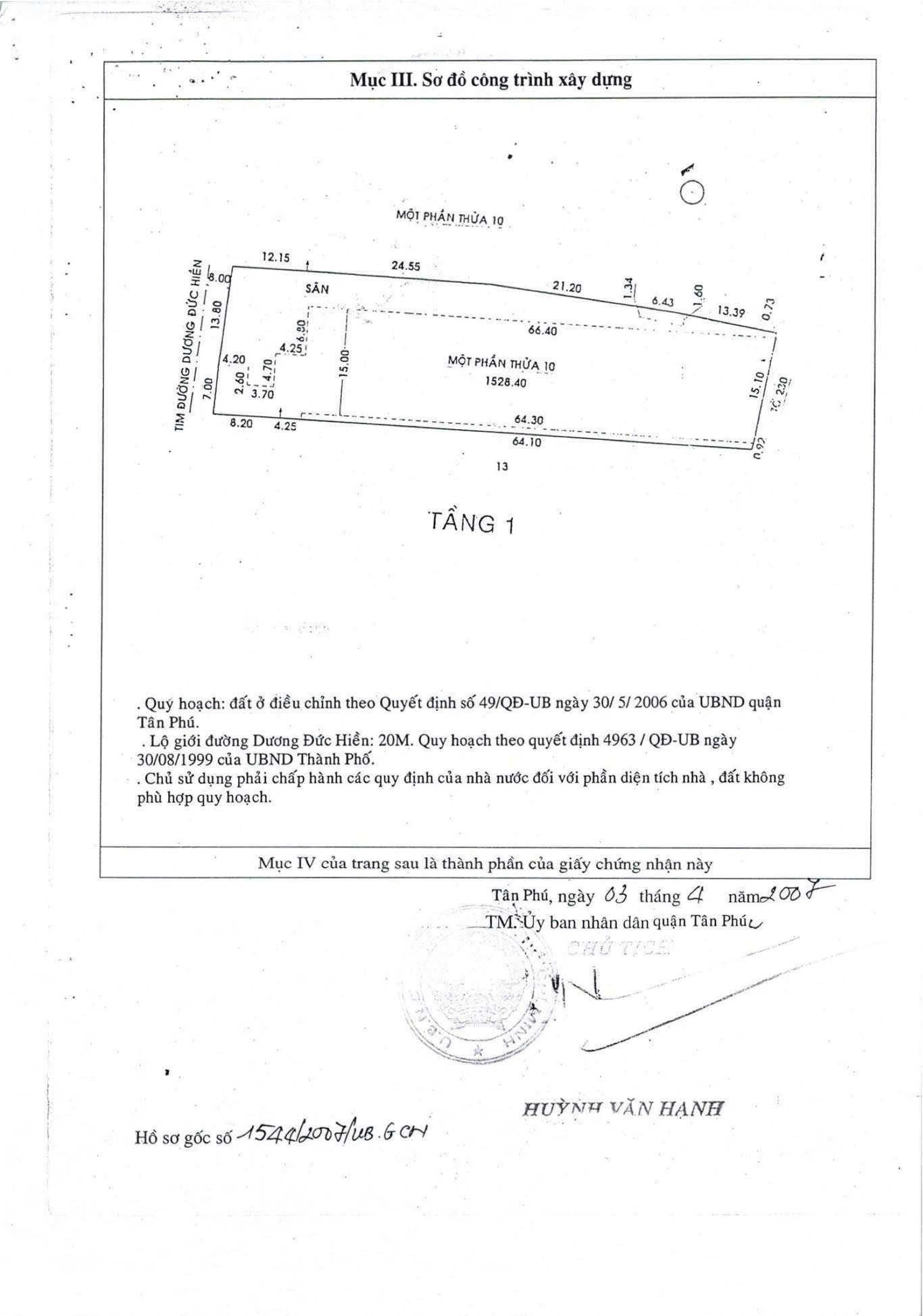 Bán Nhà Phố Quy Mô Lớn 4.000m² – 85 Chế Lan Viên & 92 Dương Đức Hiền, Tân Phú | Mặt Tiền Kép