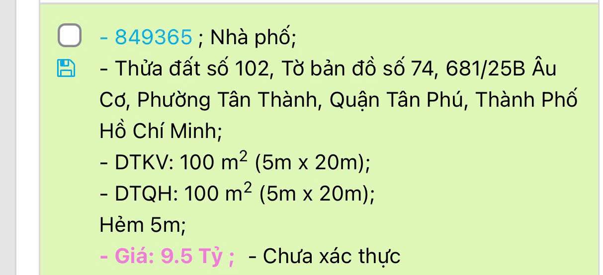 Cơ Hội Sở Hữu Nhà Phố Mặt Hẻm 6m Tại Quận Bình Tân, TP.HCM