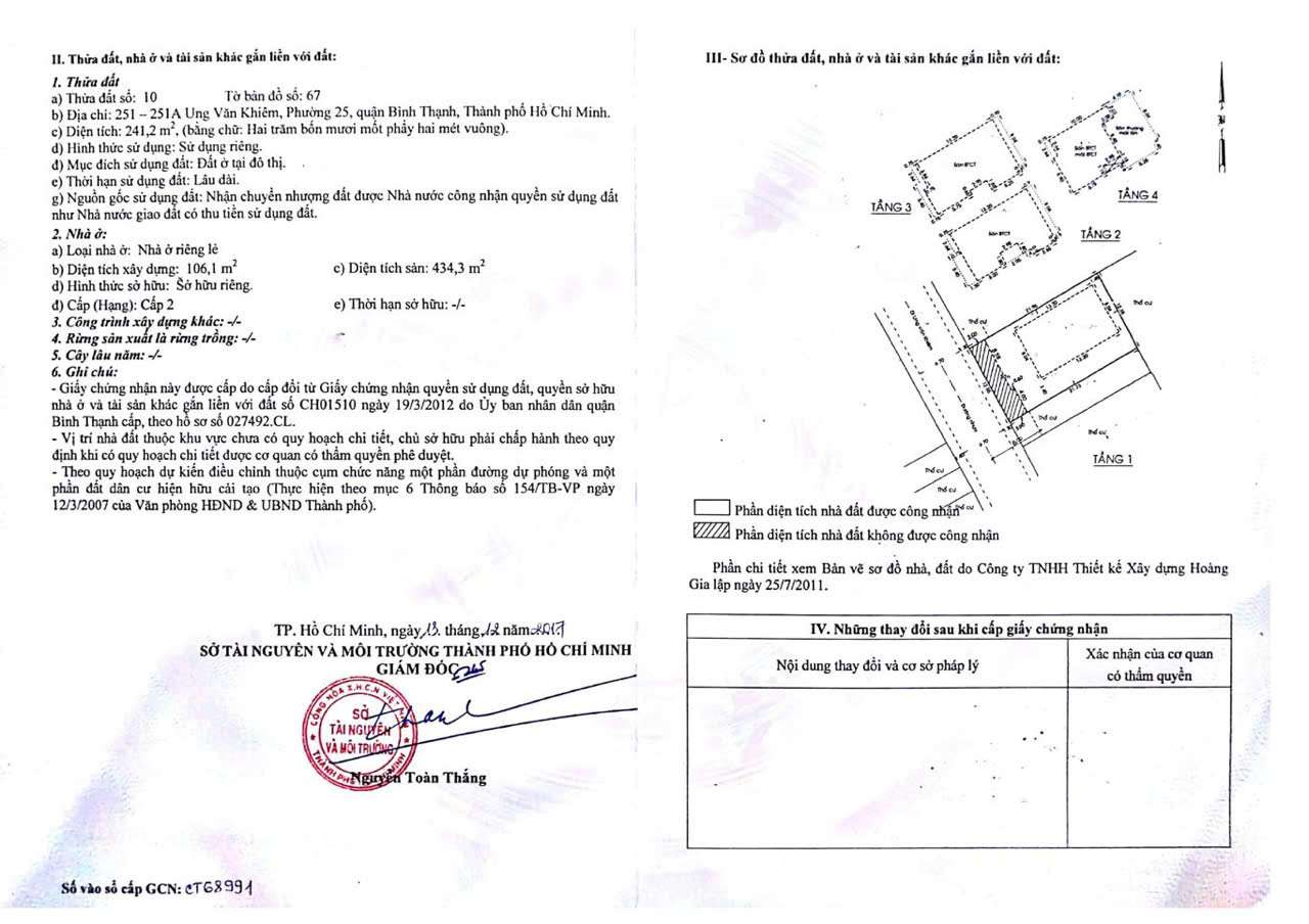 Cơ Hội Vàng Cho Nhà Đầu Tư - Bán Nhà Phố Mặt Tiền, Quận Bình Thạnh