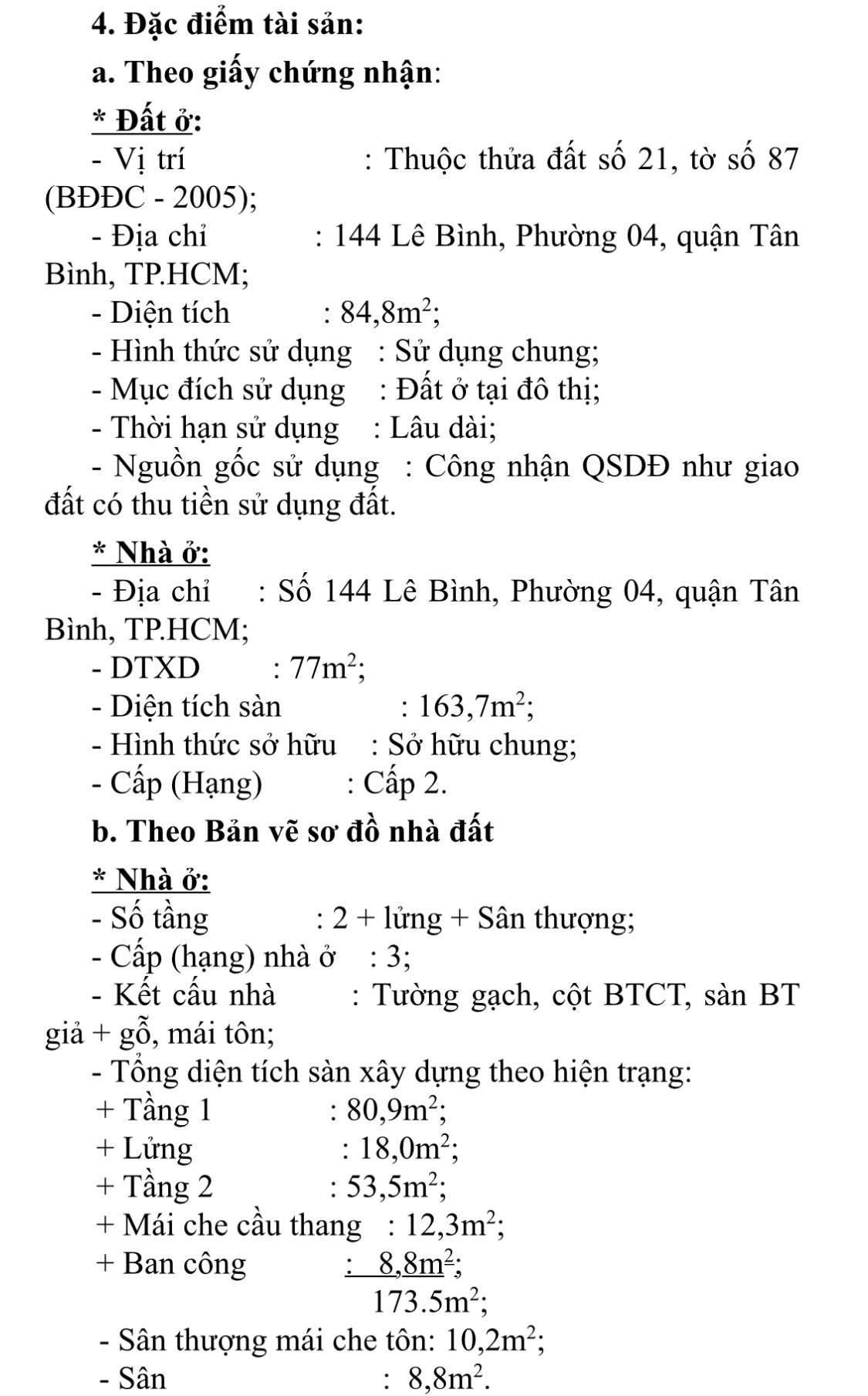 Giới thiệu Bất Động Sản Nhà Ở Tại Tân Bình, TP.HCM