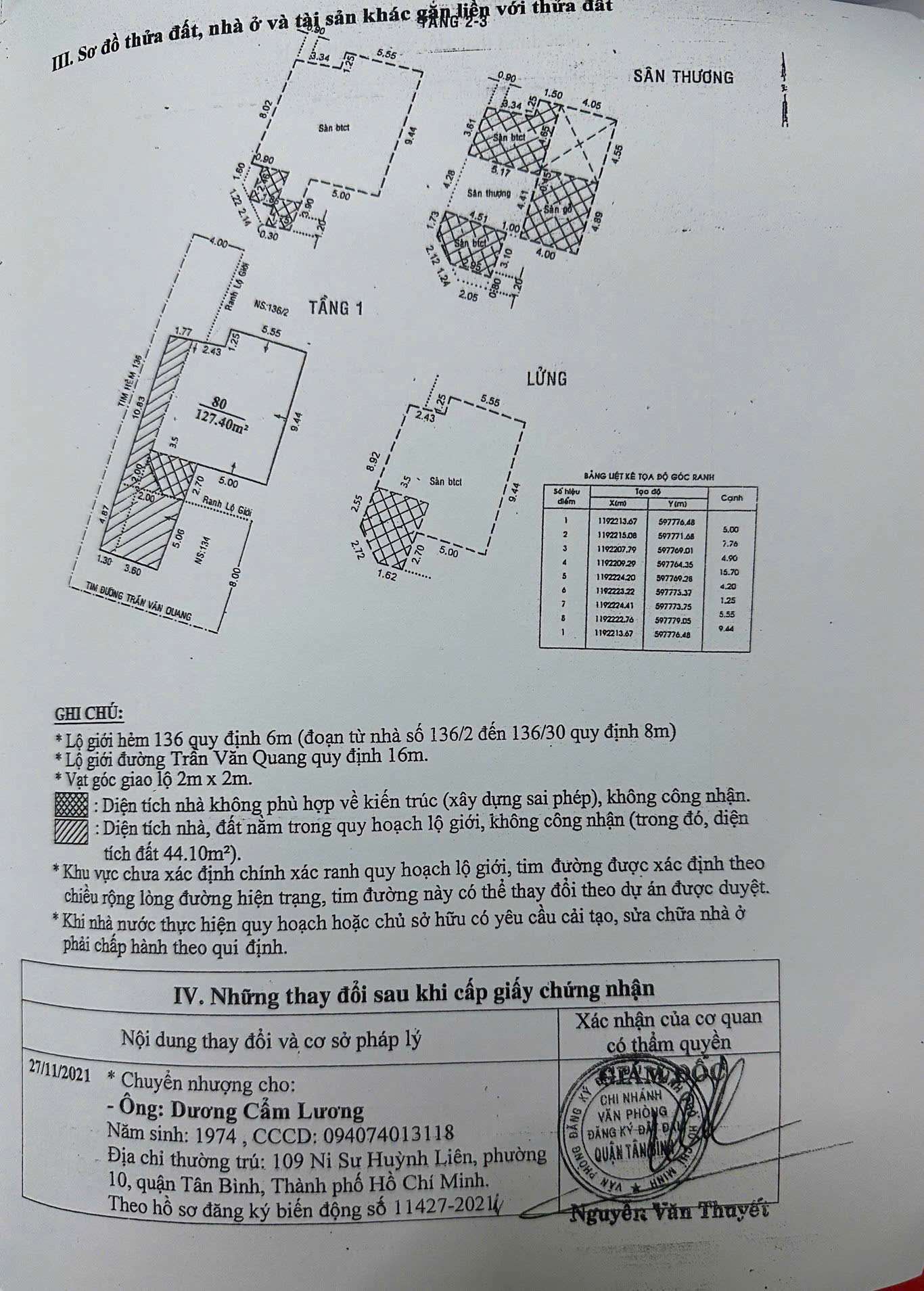 Nhà phố 127m² mặt tiền Trần Văn Quang Phường 10 Tân Bình giá 16.5 Tỷ