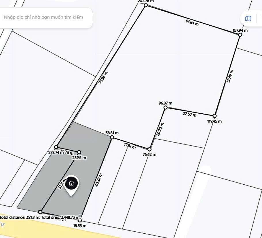 Nhà phố 3.400m² mặt tiền Đỗ Tường Tự An Lục Long Châu Thành Long An giá 8.9 Tỷ