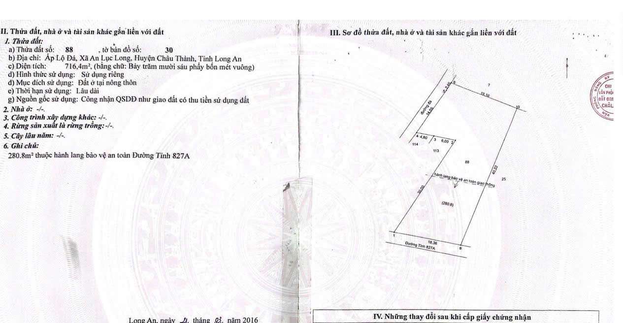 Nhà phố 3.400m² mặt tiền Đỗ Tường Tự An Lục Long Châu Thành Long An giá 8.9 Tỷ