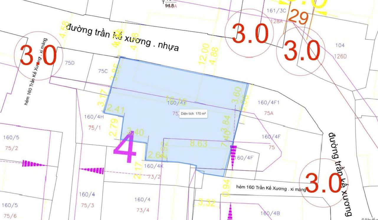 Nhà phố 7 tầng 175m² mặt tiền Trần Kế Xương Phường 7 Phú Nhuận giá 31 Tỷ