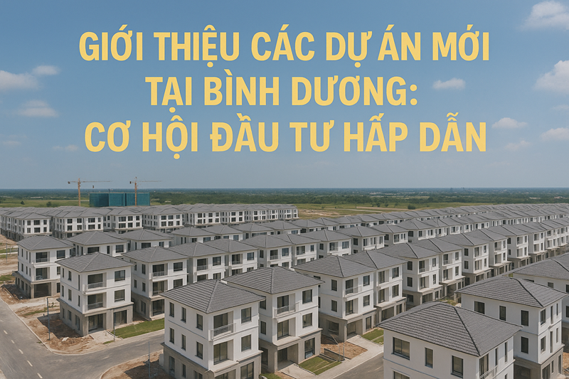 Các Dự Án Mới Tại Bình Dương: Cơ Hội Đầu Tư Hấp Dẫn