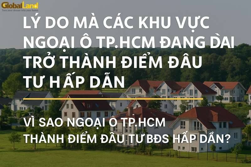 Vì Sao Ngoại Ô TP.HCM Thành Điểm Đầu Tư BĐS Hấp Dẫn?